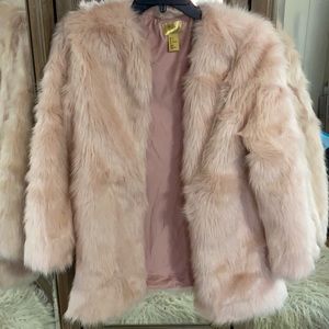 Pink winter coat